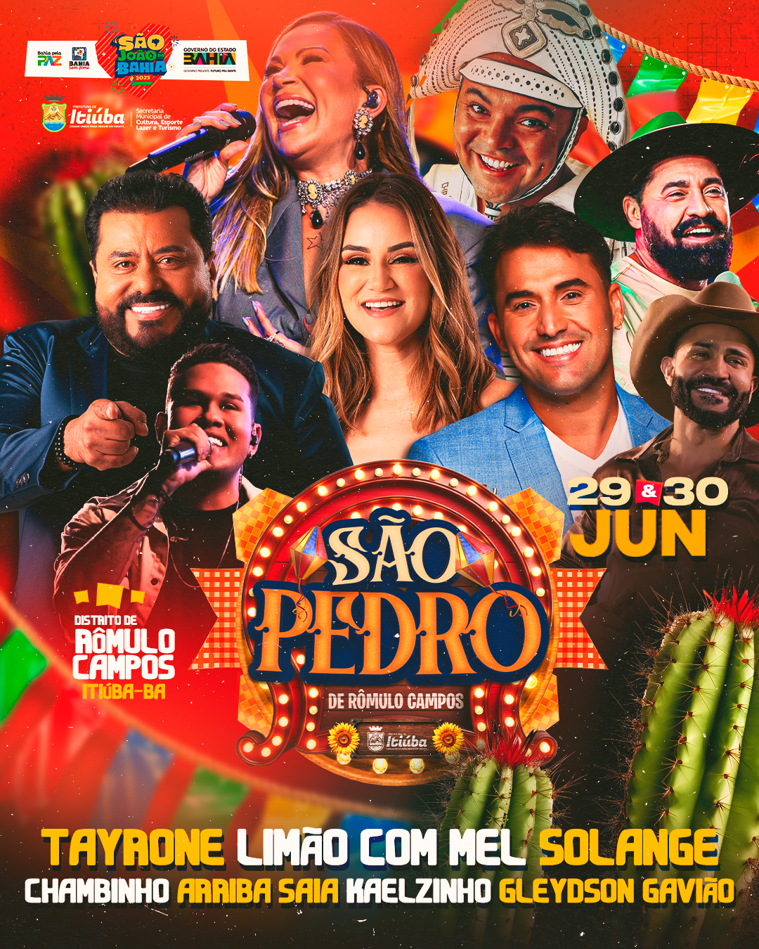 Parceria entre Governo do Estado da Bahia e a Prefeitura de Itiúba garantem um dos maiores São Pedro do Distrito de Rômulo Campos;